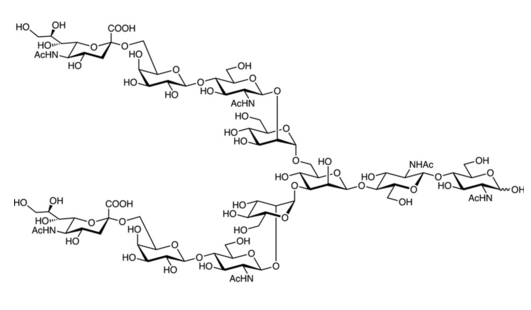 71496-55-4 , A2 N-Glycan ; A2G2S2 N-glycan