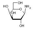 6318-23-6 , β-D-galactopyranosyl amine, CAS: 6318-23-6