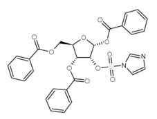 97614-42-1 , 2-(1'-咪唑磺酰氧基)-1,3,5-三苯甲酰基-alpha-D-呋喃核糖, CAS:97614-42-1