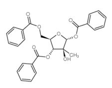 16434-48-3 , 三苯甲酰基-2-C-甲基-D-呋喃核糖, CAS:16434-48-3