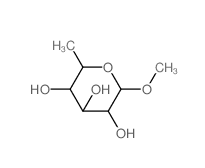 6340-52-9, 甲基 6-脱氧-b-D-吡喃葡萄糖苷, Methyl 6-deoxy-β-D-glucopyranoside,CAS:6340-52-9