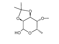 14133-64-2,甲基 2,3-O-异丙基-a-L-鼠李糖苷, Methyl 2,3-O-isopropylidene-a-L-rhamnopyranoside, CAS:14133-64-2