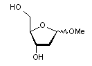 60134-26-1, 1-O-甲基-2-脱氧-D-核糖,Methyl 2-deoxy-D-ribofuranoside,CAS:60134-26-1