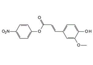 398128-60-4 , 4-Nitrophenyl trans-ferulate; 3-Methoxy-4-hydroxycinnamic acid 4-nitrophenyl ester
