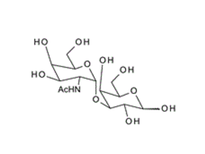 66781-75-7 , a-D-N-Acetylgalactosaminyl 1,3 galactose; GalNAc-a1,3-Gal ; 3-O-(2-Acetamido-2-deoxy-a-D-galactopyranosyl)-D-galactopyranose