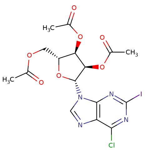 5987-76-8 , 6-Chloro-2-iodo-9-(2',3',5'-tri-O-acetyl-b-D-ribofuranosyl)purine,  CAS:5987-76-8
