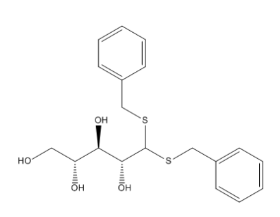 64780-55-8, D-Ribose dibenzyl dithioacetal, CAS:64780-55-8