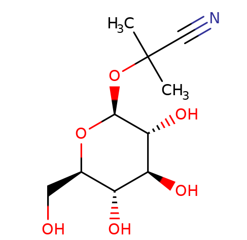 554-35-8 , 亚麻苦苷, Linamarin, CAS:554-35-8