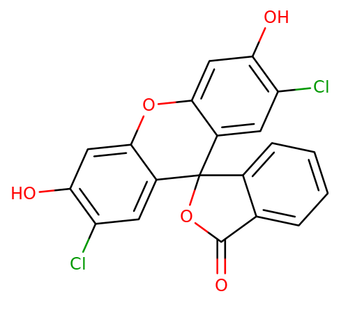 76-54-0,  2,7-Dichlorofluorescein; 2',7'-Dichloro-3',6'-dihydroxyspiro[isobenzofuran-1(3H),9'-[9H]xanthen]-3-one; 2',7'-Dichloro-3,6-fluorandiol