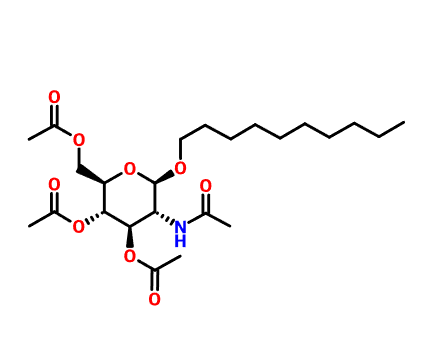 135198-04-8 , Decyl 2-acetamido-3,4,6-tri-O-acetyl-2-deoxy-b-D-glucopyranoside